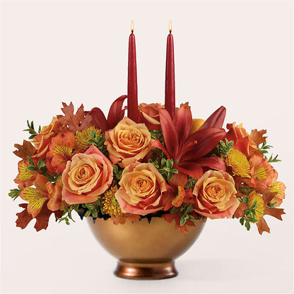 Harvest Table Centerpiece –  All About Flowers, Bellingham WA
