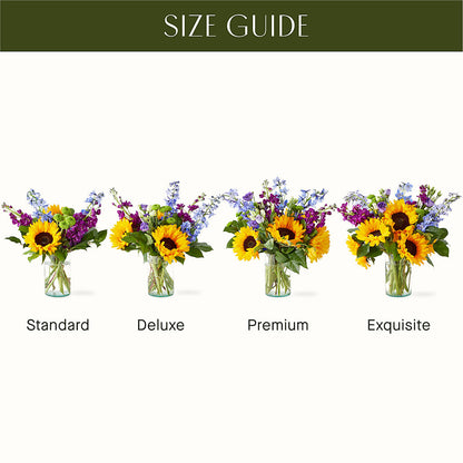 Catching Rays Bouquet –  All About Flowers, Bellingham WA
