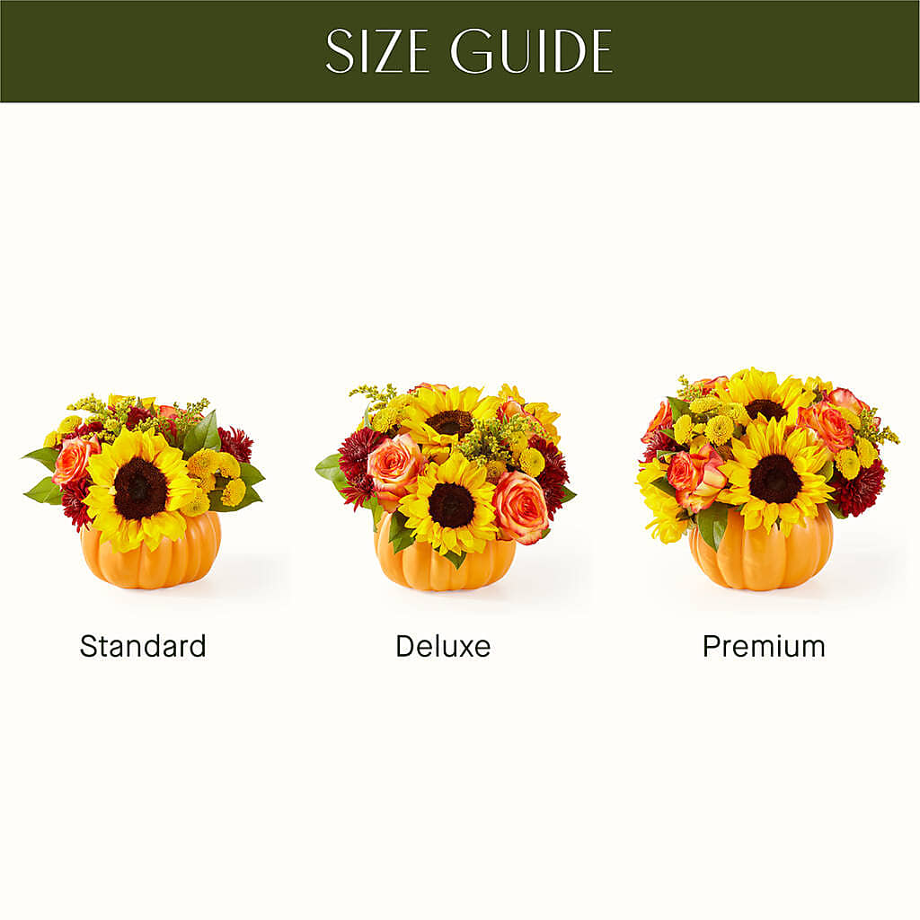 Golden Gourd Pumpkin Bouquet –  All About Flowers, Bellingham WA