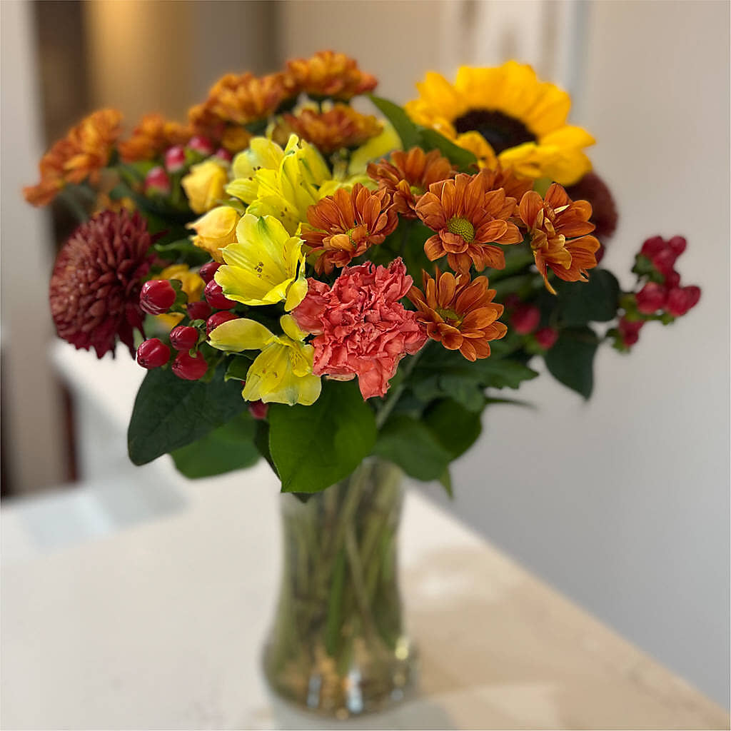 Fall Delight – A Florist Original –  All About Flowers, Bellingham WA