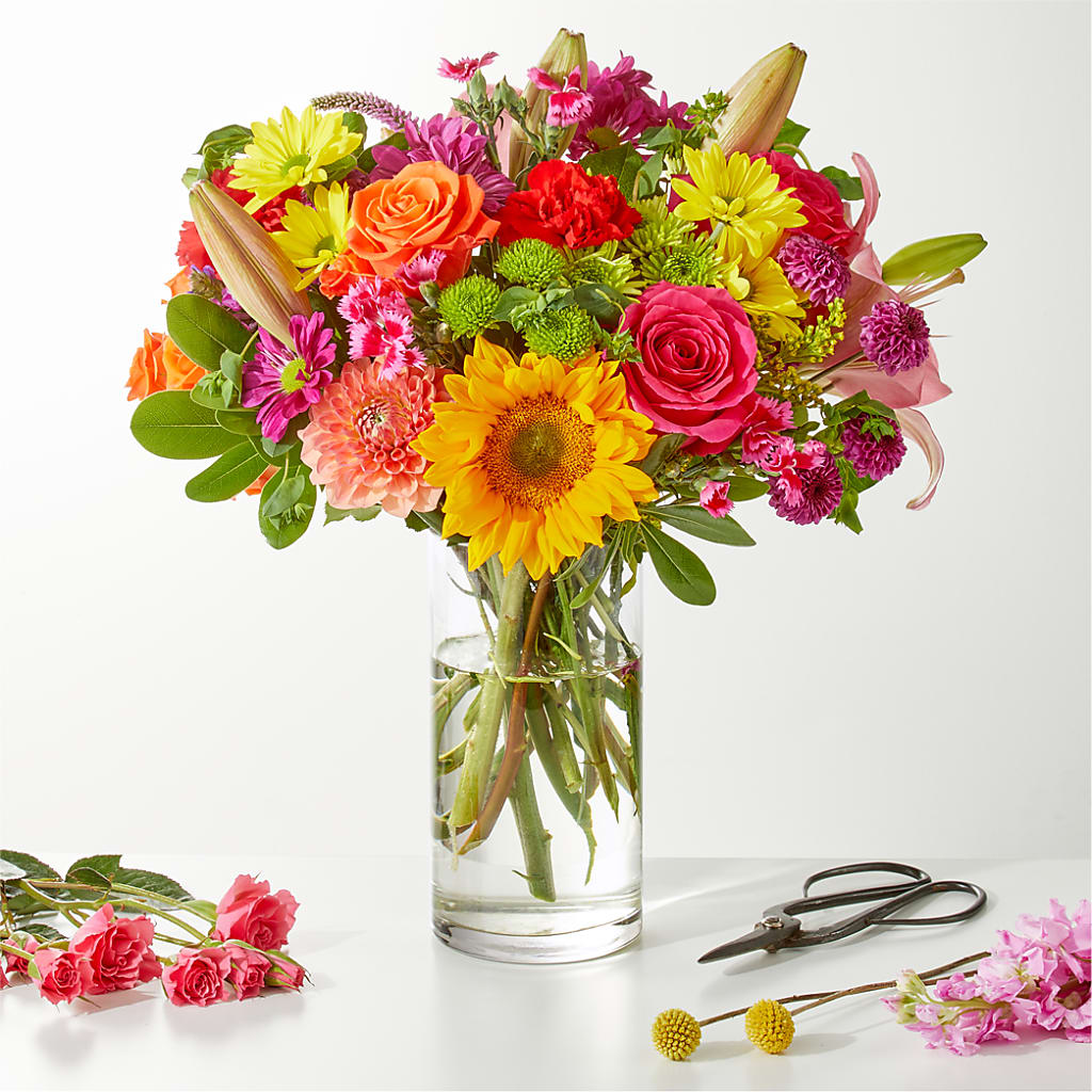 Cue the Confetti - A Florist Original –  All About Flowers, Bellingham WA