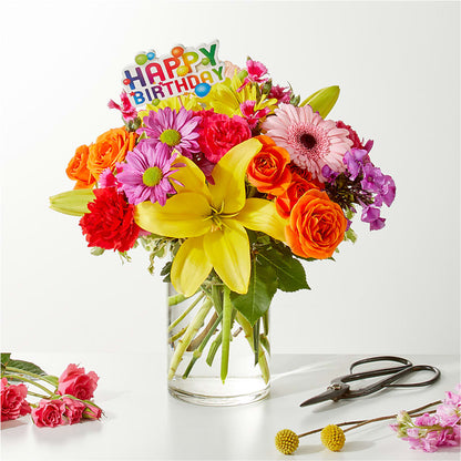 Cue the Confetti - A Florist Original –  All About Flowers, Bellingham WA