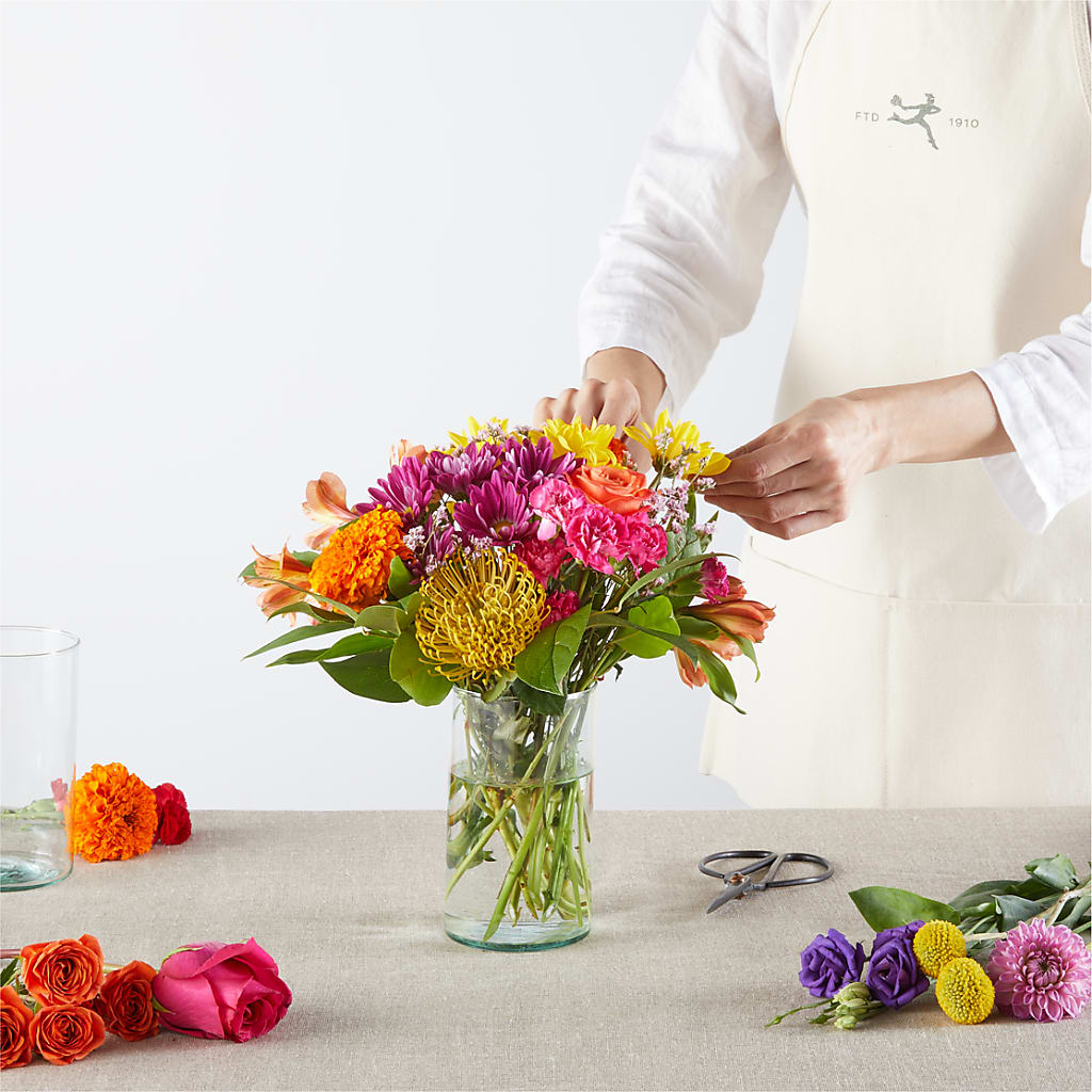 Feast of Color – A Florist Original –  All About Flowers, Bellingham WA