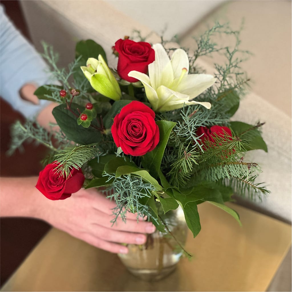 Glittering Lights Bouquet –  All About Flowers, Bellingham WA