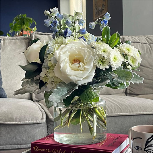 Clear Skies Bouquet –  All About Flowers, Bellingham WA