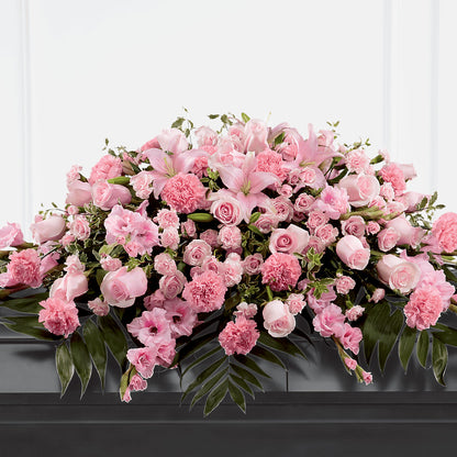 Garden of Comfort Casket Spray (Standard) –  All About Flowers, Bellingham WA