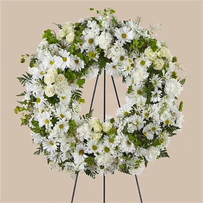 Faithful Wishes Wreath –  All About Flowers, Bellingham WA