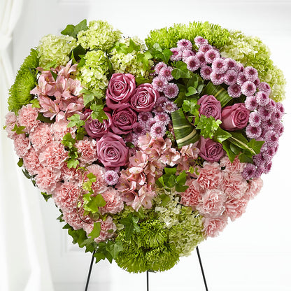 Heartwarming Standing Heart –  All About Flowers, Bellingham WA