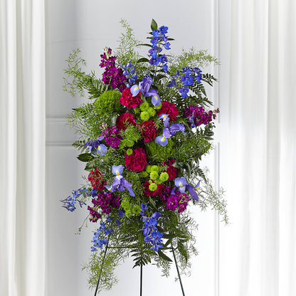 Heavenly Skies Standing Spray –  All About Flowers, Bellingham WA