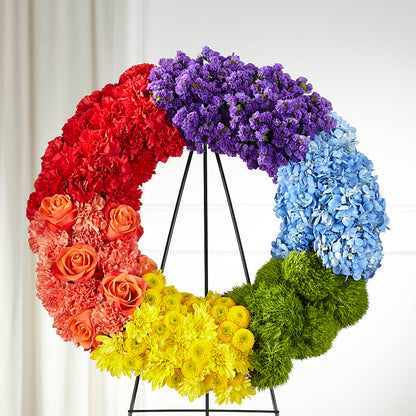 Circle of Love Wreath –  All About Flowers, Bellingham WA