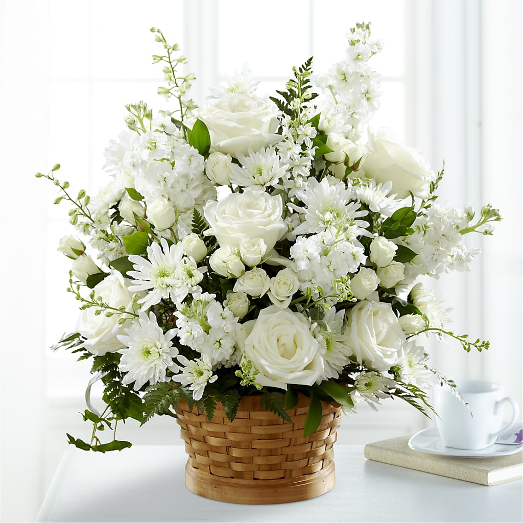 Heartfelt Condolences Arrangement –  All About Flowers, Bellingham WA