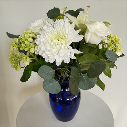 Snowy Dreams Bouquet –  All About Flowers, Bellingham WA