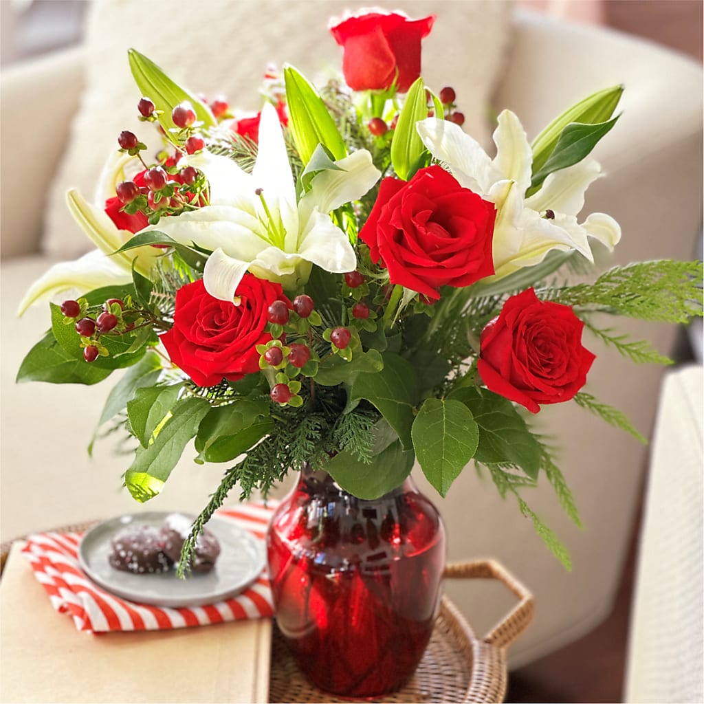 Evergreen Delight Bouquet –  All About Flowers, Bellingham WA
