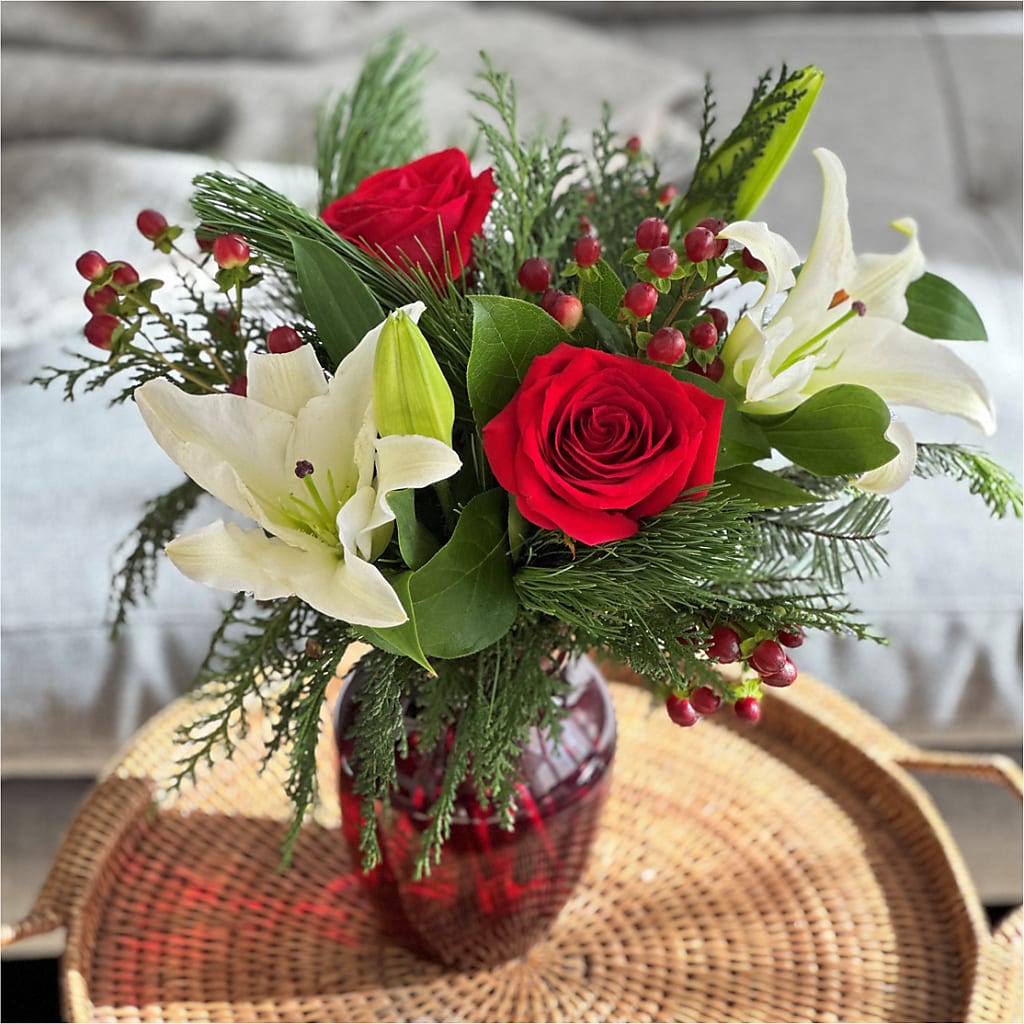 Evergreen Delight Bouquet –  All About Flowers, Bellingham WA