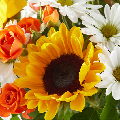 Sun-drenched Blooms Bouquet –  All About Flowers, Bellingham WA