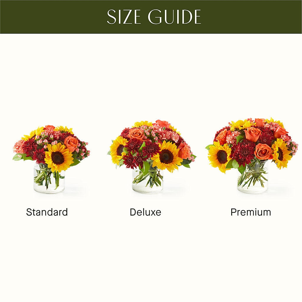 September Sunset Bouquet –  All About Flowers, Bellingham WA