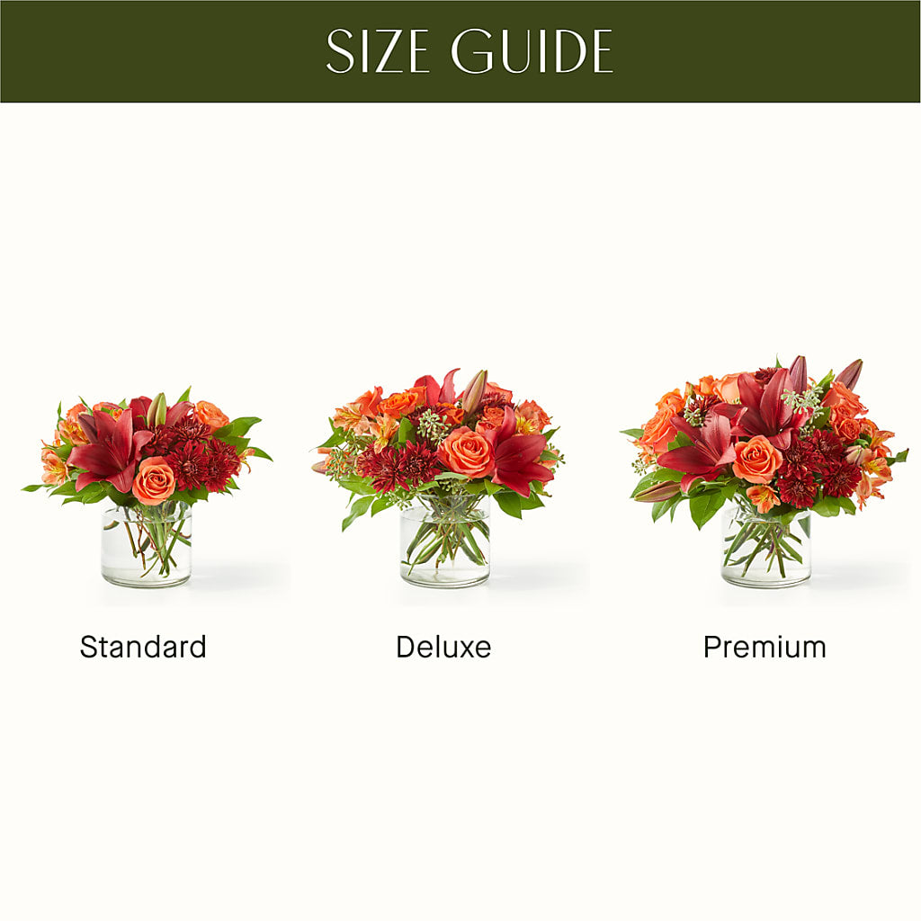 Crimson Leaves Bouquet –  All About Flowers, Bellingham WA