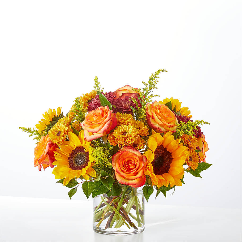 Flannel Scarf Bouquet –  All About Flowers, Bellingham WA