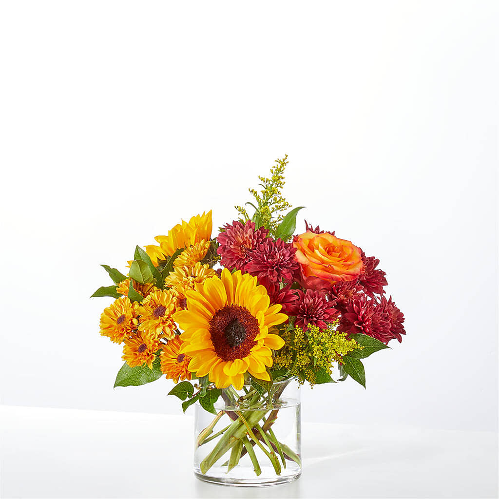 Flannel Scarf Bouquet –  All About Flowers, Bellingham WA