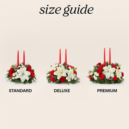 Seasonal Festivities Centerpiece –  All About Flowers, Bellingham WA