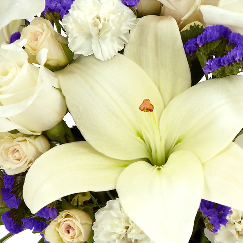 Sapphire Rush Bouquet –  All About Flowers, Bellingham WA