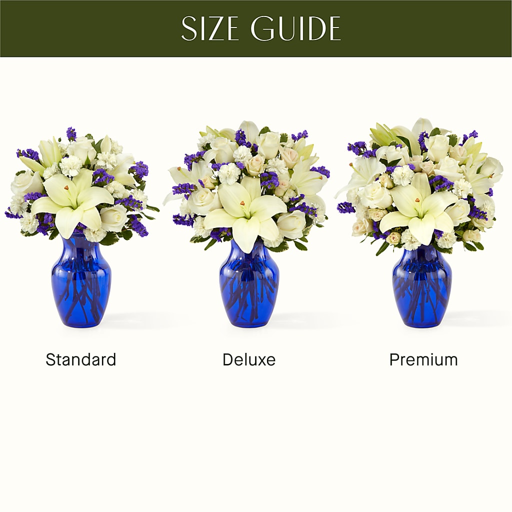Sapphire Rush Bouquet –  All About Flowers, Bellingham WA