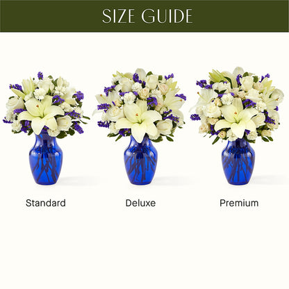 Sapphire Rush Bouquet –  All About Flowers, Bellingham WA