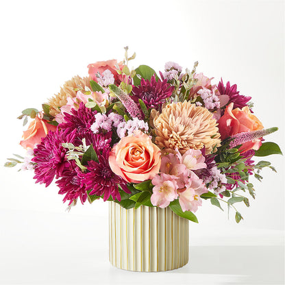 Berry Cobbler Bouquet with Ivory Vase –  All About Flowers, Bellingham WA