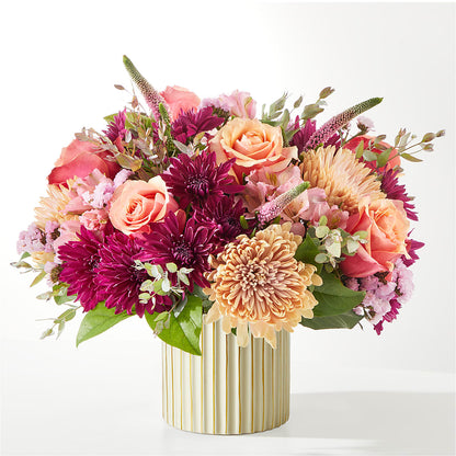 Berry Cobbler Bouquet with Ivory Vase –  All About Flowers, Bellingham WA