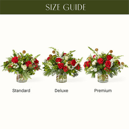 Deck the Halls Bouquet –  All About Flowers, Bellingham WA