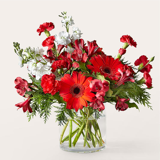 Holidaisy Bouquet –  All About Flowers, Bellingham WA