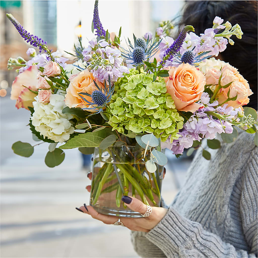 Porch Swing Bouquet –  All About Flowers, Bellingham WA