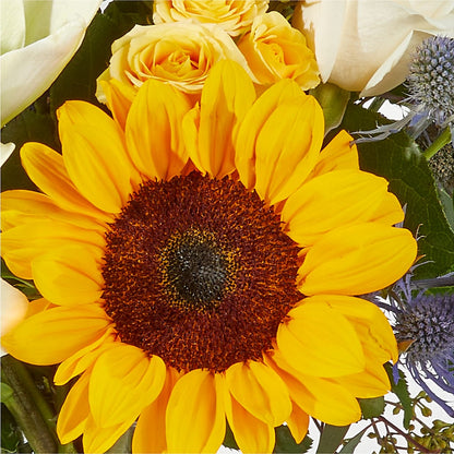 Wonderfully Sunny Bouquet –  All About Flowers, Bellingham WA