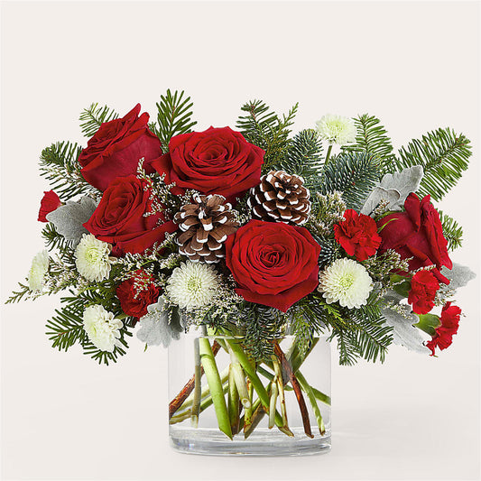 Yule Cheer Bouquet –  All About Flowers, Bellingham WA