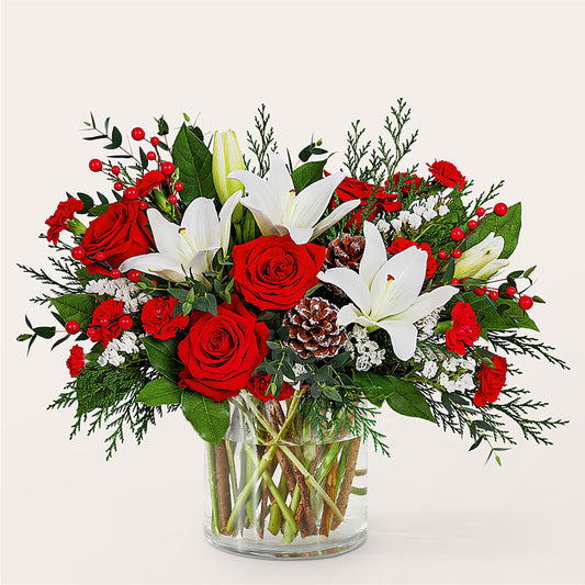 Best in Snow Bouquet –  All About Flowers, Bellingham WA