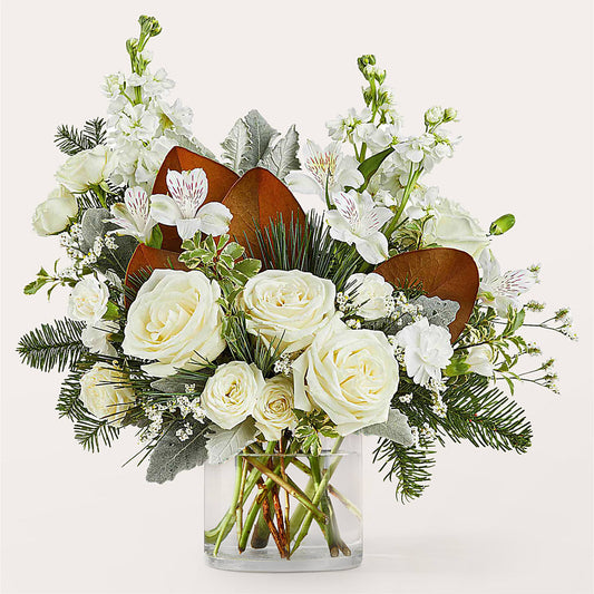 Fresh Snowfall Bouquet –  All About Flowers, Bellingham WA