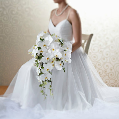 Classic White Bouquet –  All About Flowers, Bellingham WA