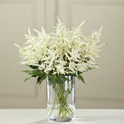 White Astilbe Bouquet –  All About Flowers, Bellingham WA
